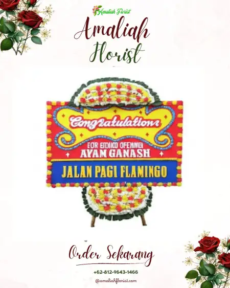 Sewa Papan Bunga Wonawa
